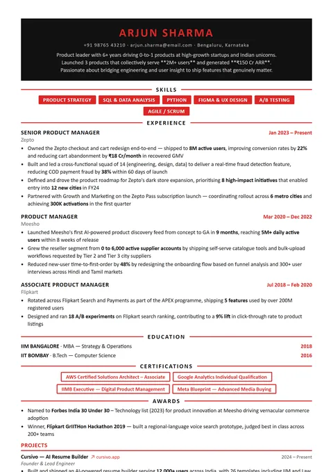 Recruiter Stopper resume template